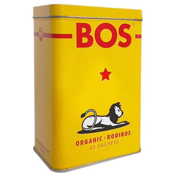 Bos Organic Rooibos Tin 40 Tea Bags 100g