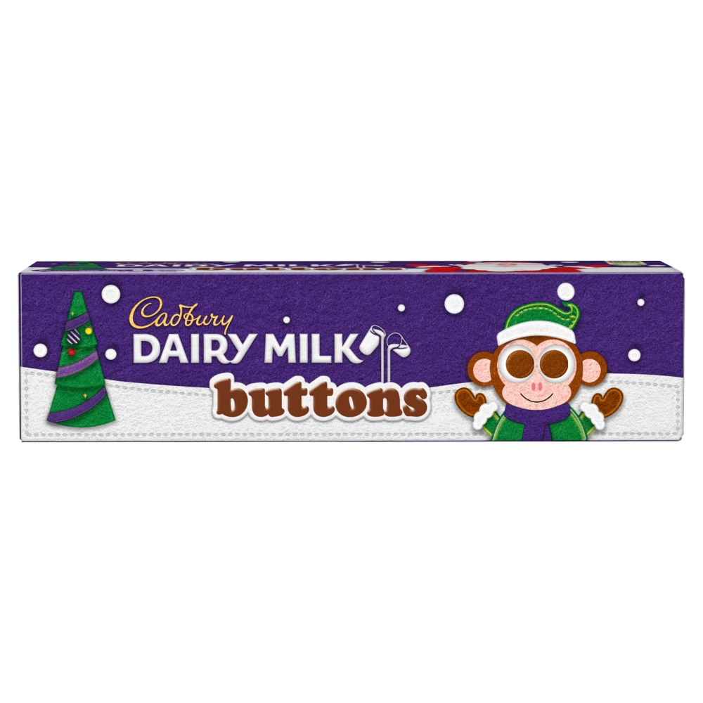 Cadbury Buttons Dairy Milk Chocolate Pieces 72g