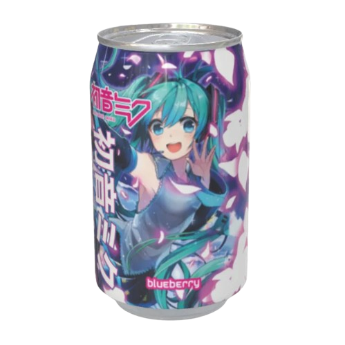 Kawaji Hatsune Miku Apple Flavour Soda 330ml - We Get Any Stock