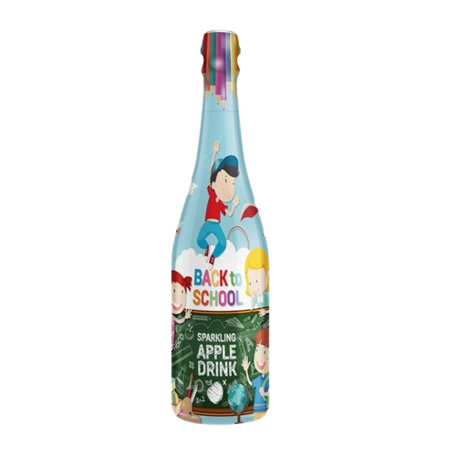 Kids Licenced Back To School Party Drink Glass Bottle 750ml