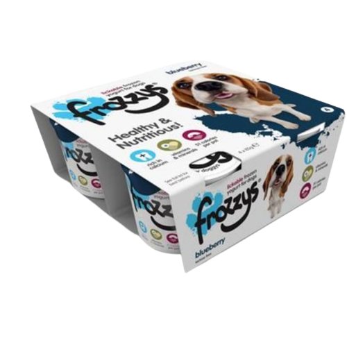 Frozzys  Blueberry Frozen Yogurt for Dogs 4pk