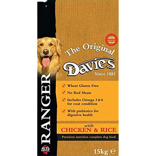 Davies Chicken & Rice Complete Dog Food Pm £29.99 15kg