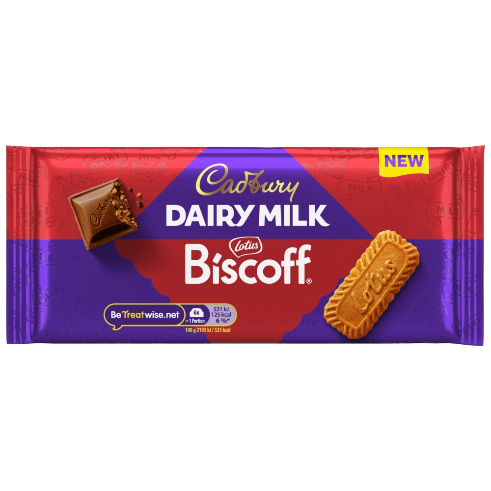 Cadbury Dairy Milk Lotus Biscoff Chocolate 95g