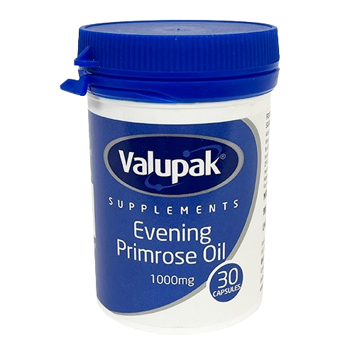 Valupak Evening Primrose OIl 1000mg 30 Capsule