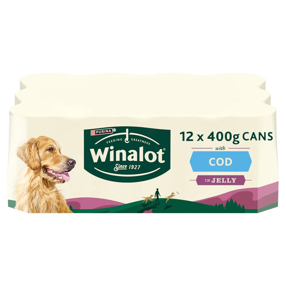 Winalot Cassics Cod in Jelly 12x400g