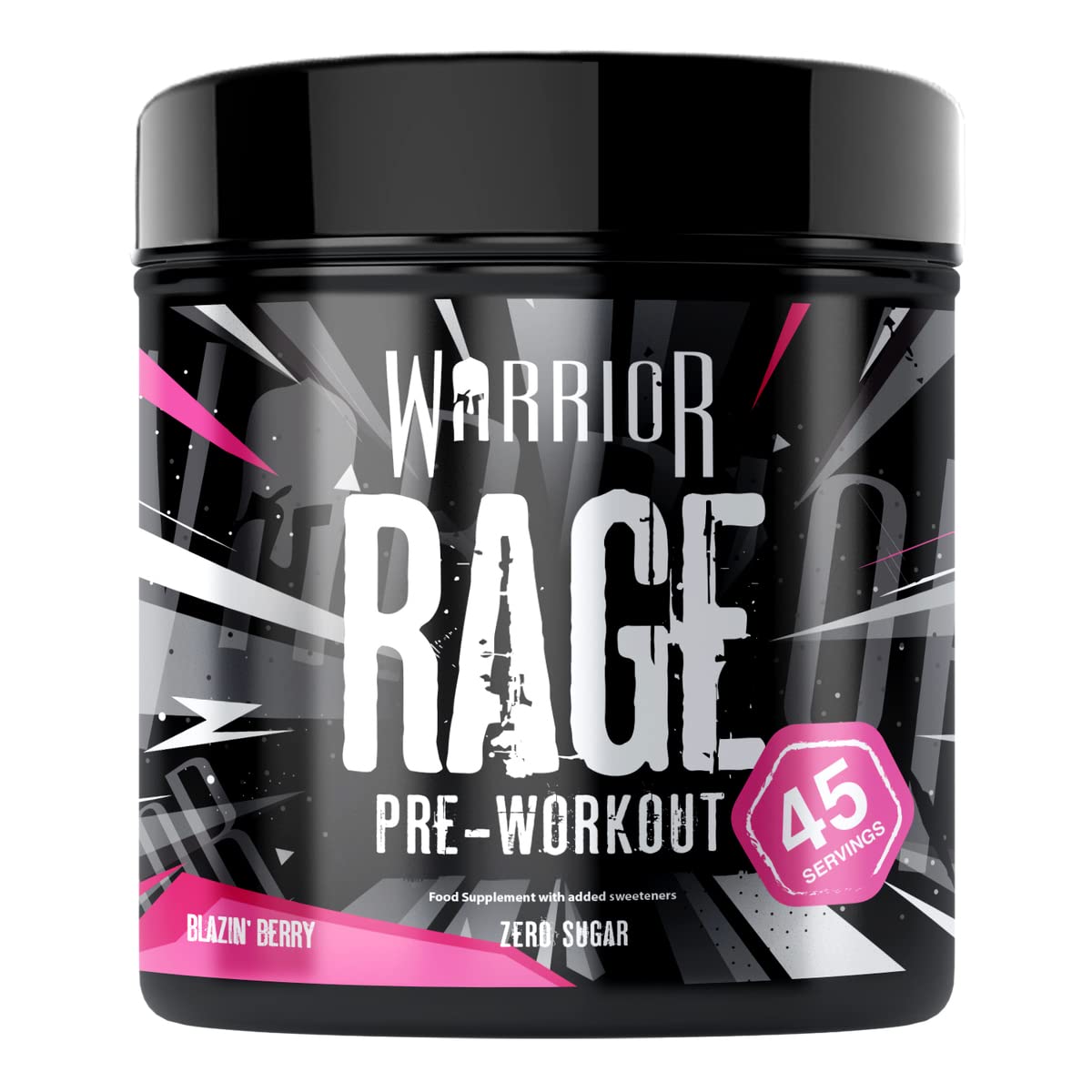 Warrior Rage Blazin Berry 392g