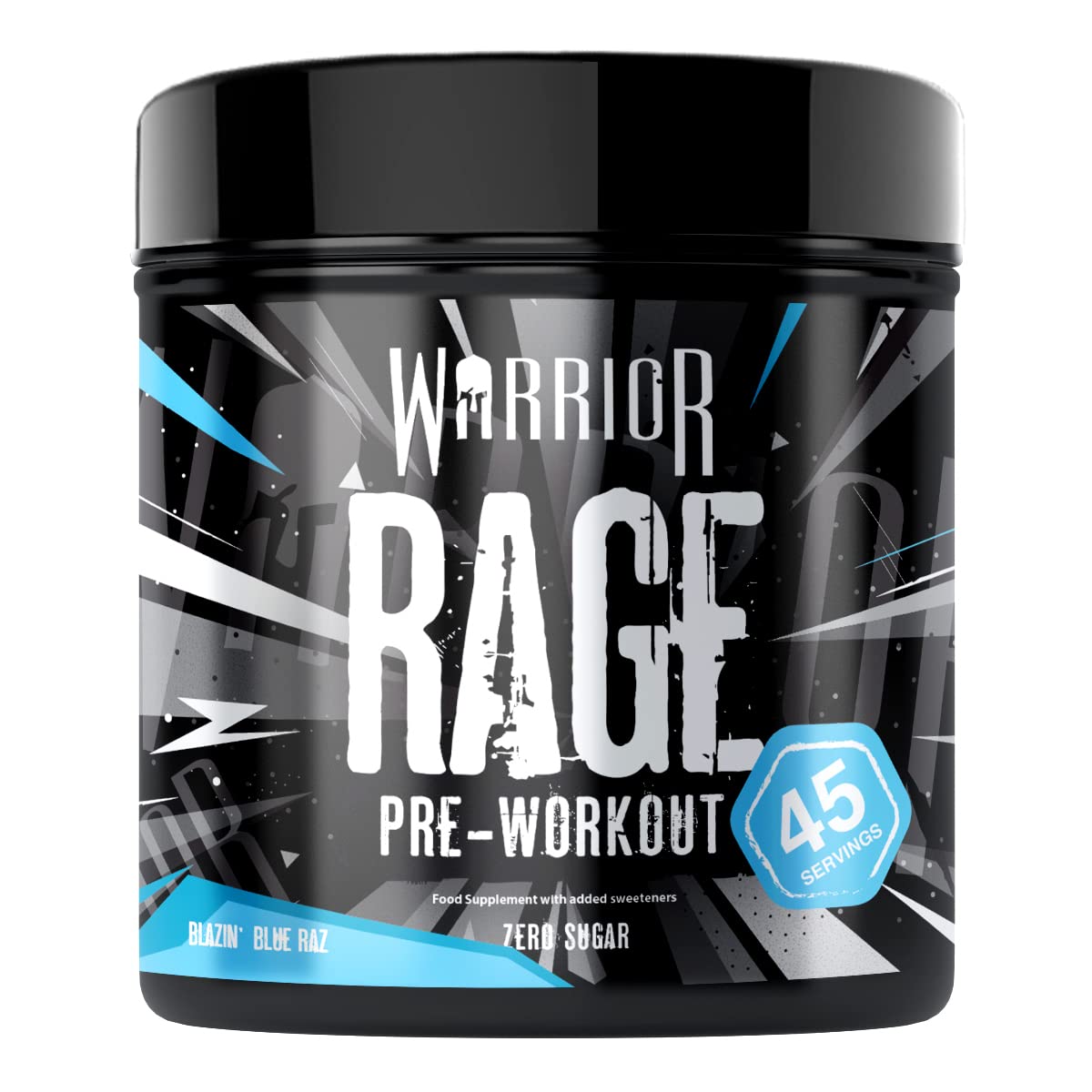 Warrior Rage Blue Raspberry 392g