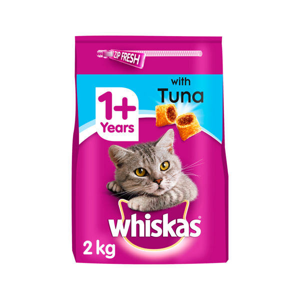 Whiskas Adult Complete Dry Cat Food Biscuits Tuna 2kg We Get Any Stock