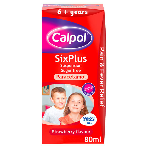 Calpol 6 Plus Sugar Free 80ml