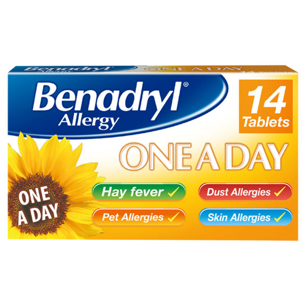 Benadryl One A Day 10mg 14s