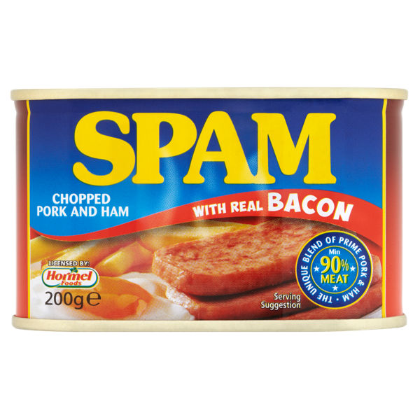 Spam Chopped Pork and Ham with Real Bacon 200g