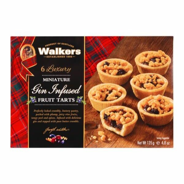 Walkers Miniature Gin Infused Fruit Tarts 135g We Get Any Stock