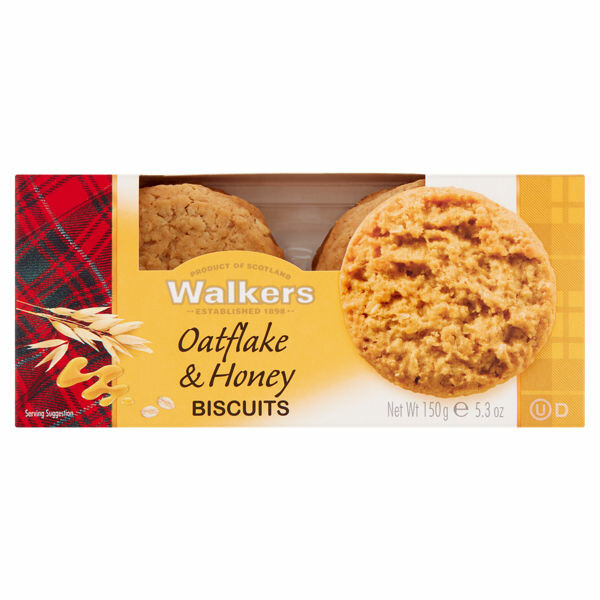 Walkers Oatflake & Honey Biscuits 150g We Get Any Stock