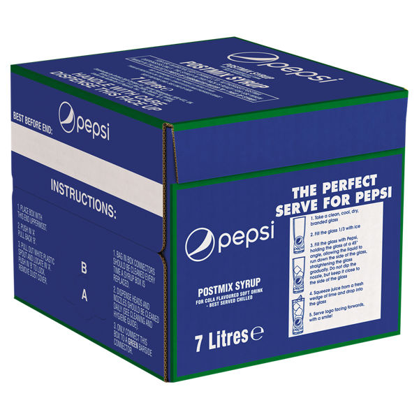 Pepsi Cola Postmix Syrup BaginBox 7L We Get Any Stock