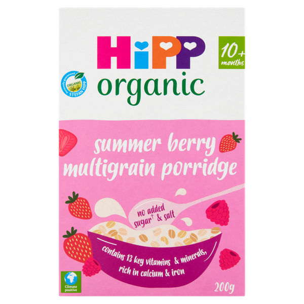 Hipp Organic Summer Berry Multigrain Porridge 10+ Months 200g