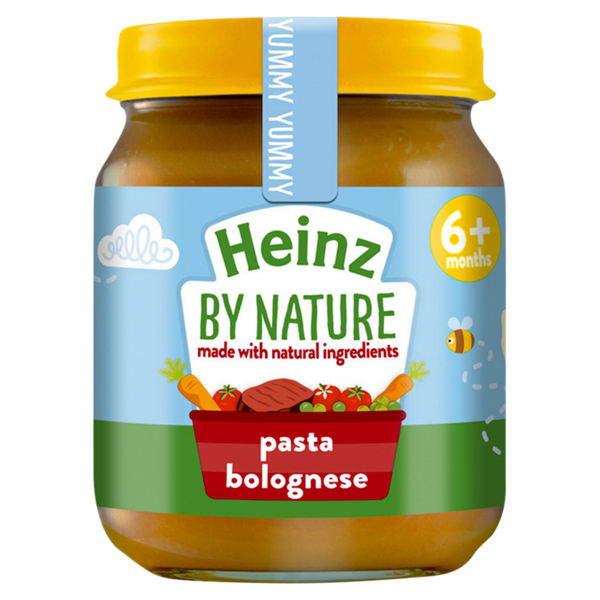 Heinz By Nature Pasta Bolognese Baby Food Jar 6+ Months 120g