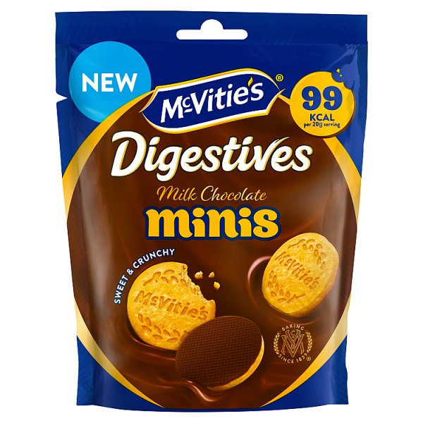 McVities Mini Choc Digestives Pouch 80g