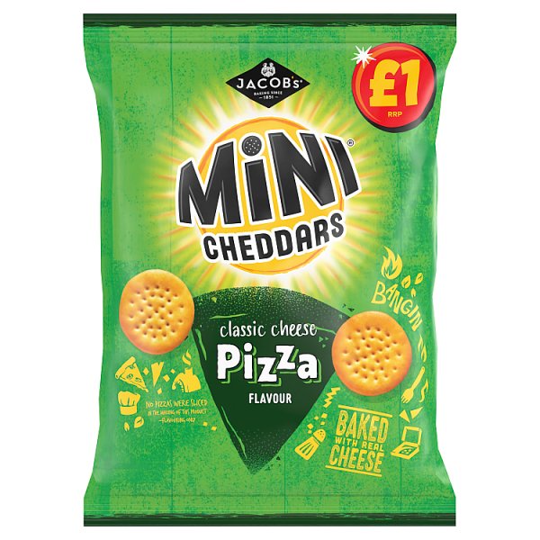Jacobs Mini Cheddars Classic Cheese Pizza 90g