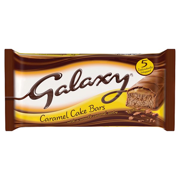 Galaxy Caramel Cake Bar 5 Pack 129.6g We Get Any Stock