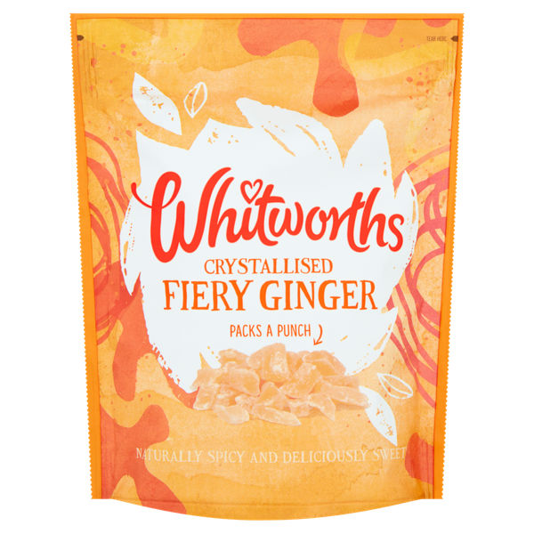 Whitworths Crystallised Fiery Ginger 175g