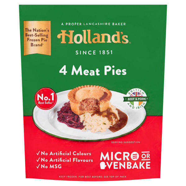 Holland's Meat Pies 4 Pack