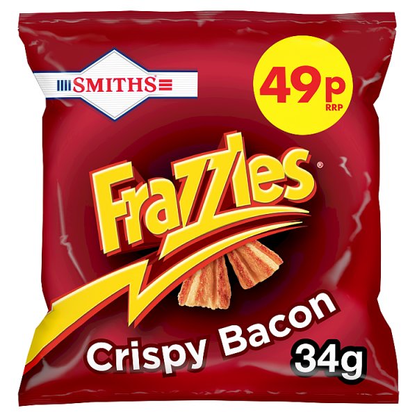 Smiths Frazzles Bacon PMP 49P 34g