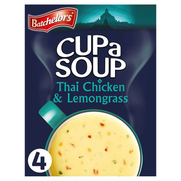 Batchelors Cup a Soup Thai Chicken & Lemongrass 4 Sachets 88g