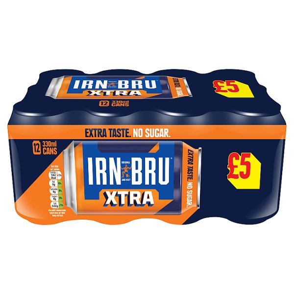 Irn Bru Xtra Can 12 x 330ml