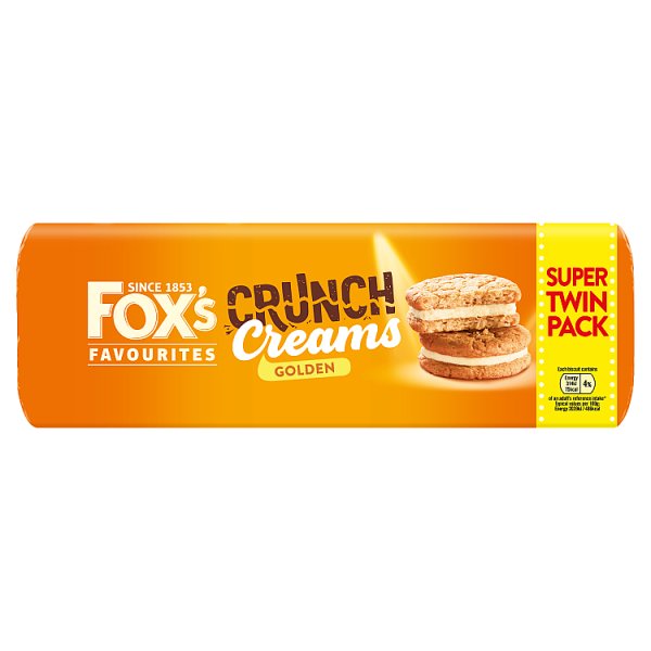 Foxs Golden Crunch Cream Twin Pack 200g