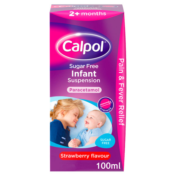 Calpol Infant Oral Suspension Sugar Free 100ml