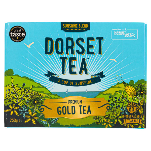 Dorset Tea Sunshine Blend 80 Teabags 250g