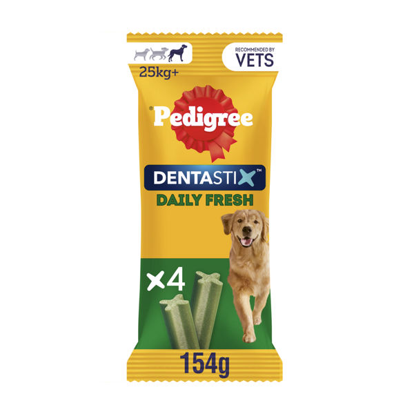 Pedigree Dentastix Fresh Daily Dental Chews Large Dog 4 Sticks