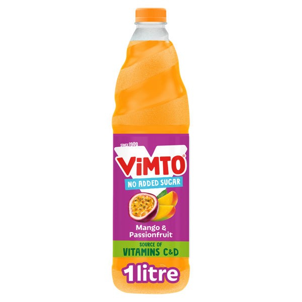 Vimto Real Fruit Squash Mango & Passionfruit 1 Litre