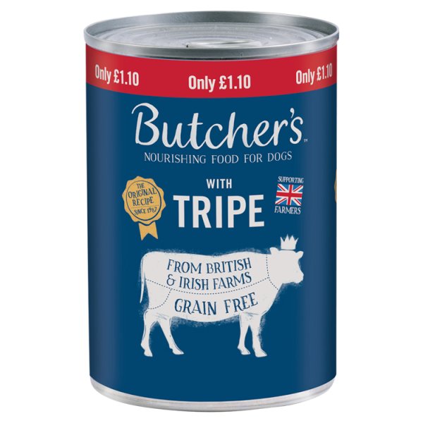 Butchers dog food outlet tins