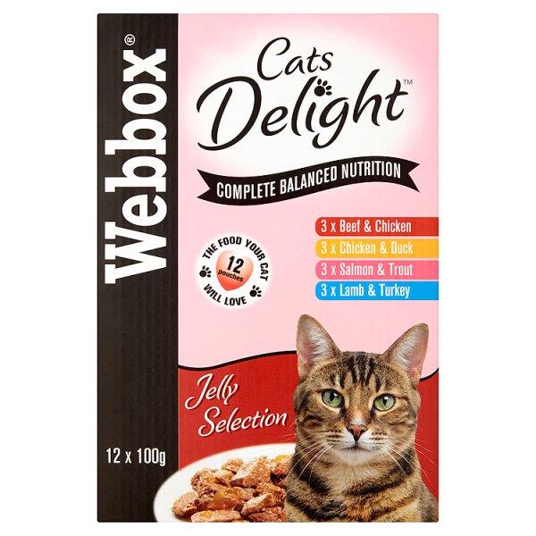 Webbox cat 2024 food pouches