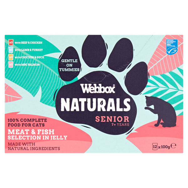 Webbox Natural Pouches For Senior Cats 100g We Get Any Stock