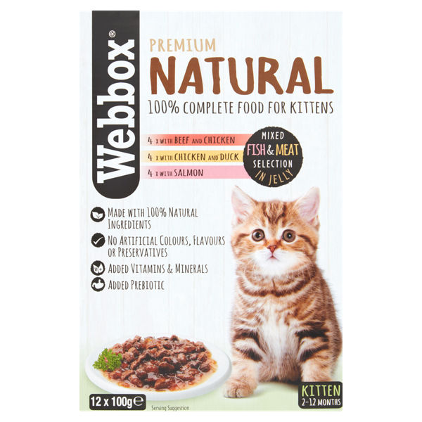 Webbox premium store natural cat food