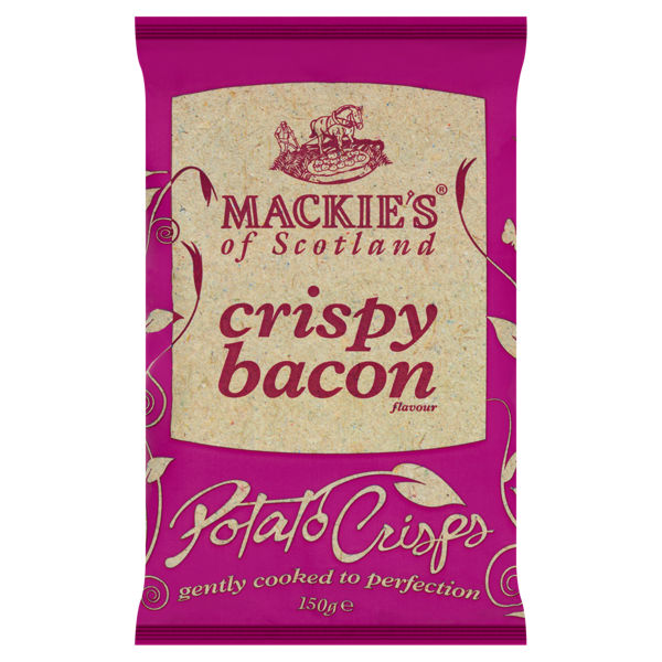 Mackies Crispy Bacon Crisps 150G We Get Any Stock