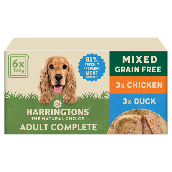 Harringtons Adult Mixed Grain Free 6 x 150g We Get Any Stock