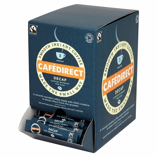 Cafe Direct Fairtrade Instant Decaf Organic 250X375g We Get Any Stock