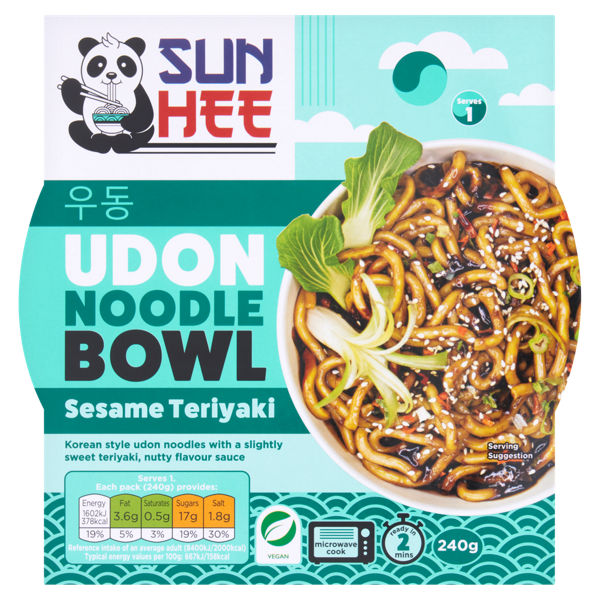 Sun Hee Teriyaki Udon Bowl 240g
