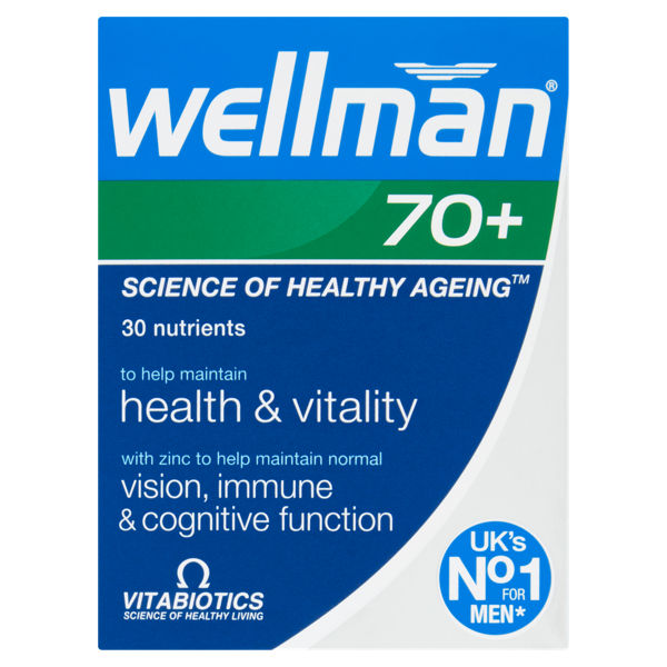 Vitabiotics Wellman 70+ 30 Tablets