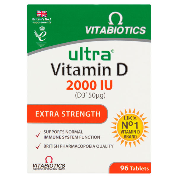 Vitabiotics Vitabiotics Ultra Vit D3 2000Iu 96 Tablets