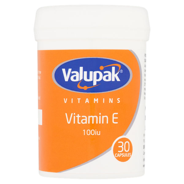 Valupak Vitamin E 100iu 30 Capsule