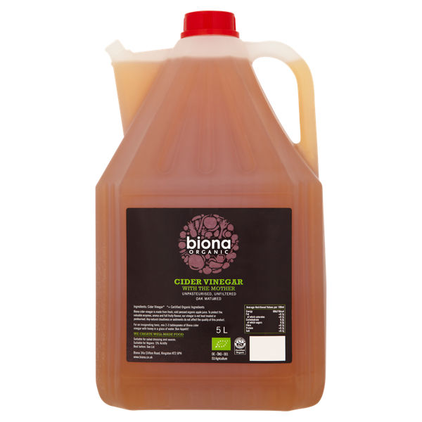 Biona Organic Cider Vinegar with the Mother 5L