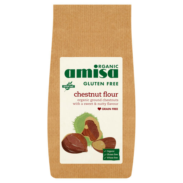 Amisa Organic Chestnut Flour Sweet & Nutty 350g