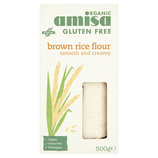 Amisa Organic Brown Rice Flour Smooth & Creamy 500g