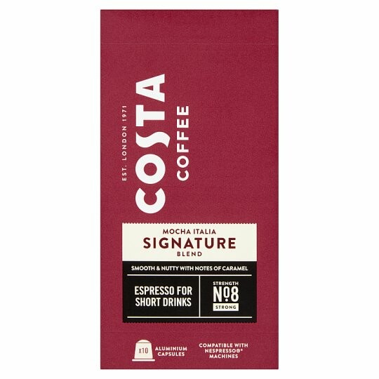 Costa Coffee Mocha Italia Signature Blend Espresso for Short Drinks 10 x 5.7g (57g)