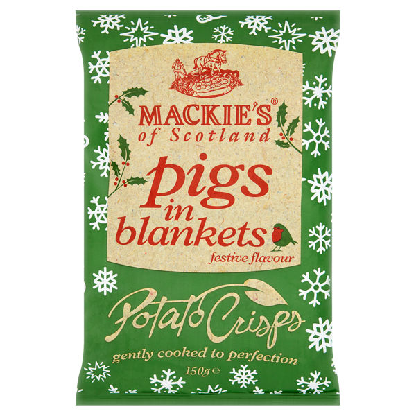 Mackies Pigs in Blanket Crisps 150g We Get Any Stock