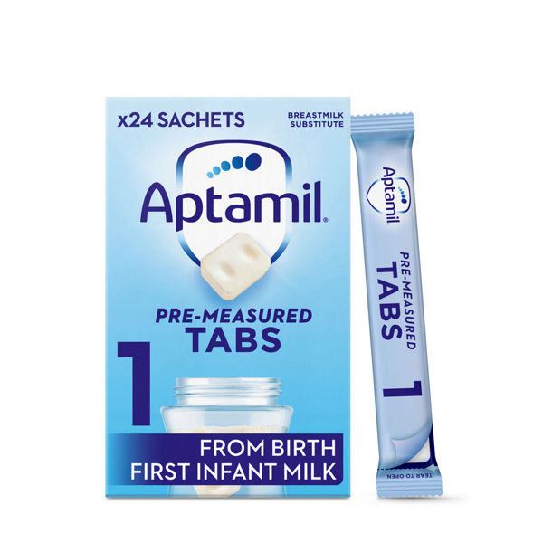 Aptamil Pre-Measured Tabs 1 From Birth First Infant Milk 552g